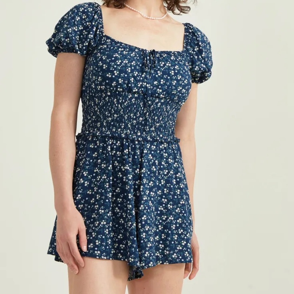 Altar’d State Lexia Puff Sleeve Romper